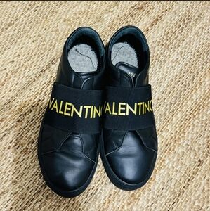Valentino Zeus Men Shoes Size 8 Pre-owned (no Insoles Included)